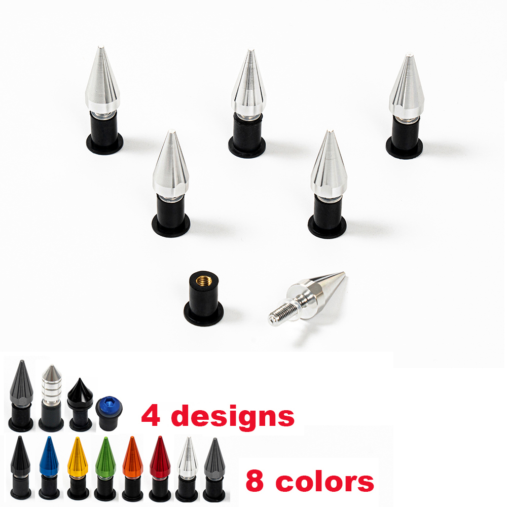 CNC Spike Windshield Bolts Screws Kit for Kawasaki ZX6R 2005-08 09